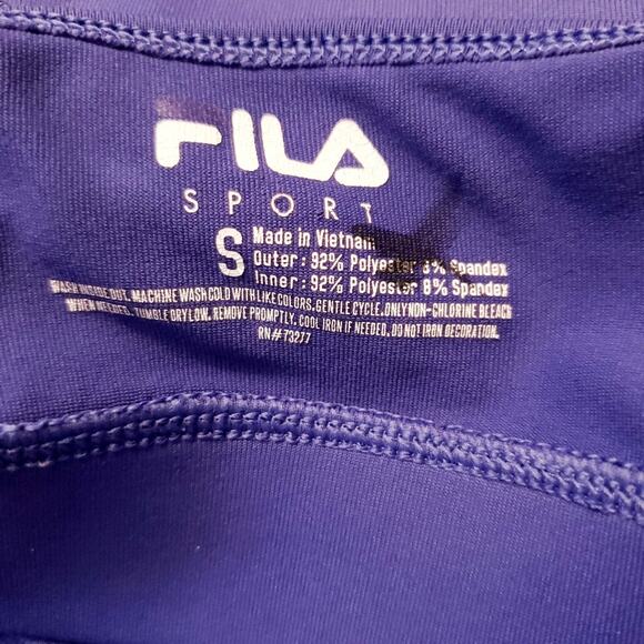 Fila Purple Strappy Back Tank Built-in Bra Small - Picture 9 of 9